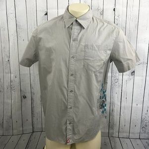 Tony Hawk short sleeve button down shirt pocket M